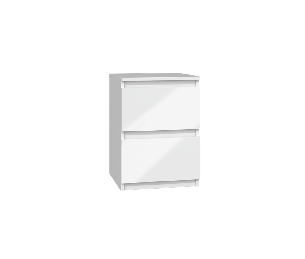 Szafka nocna Malwa M2 BIAŁY POŁYSK