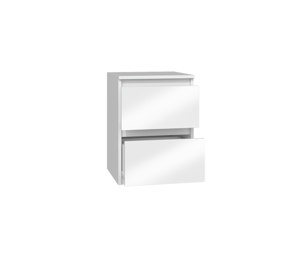Szafka nocna Malwa M2 BIAŁY POŁYSK