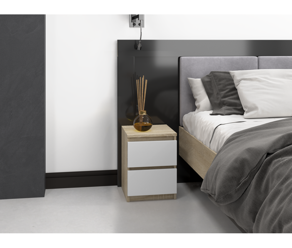 Szafka nocna Malwa M2 BIAŁY SONOMA