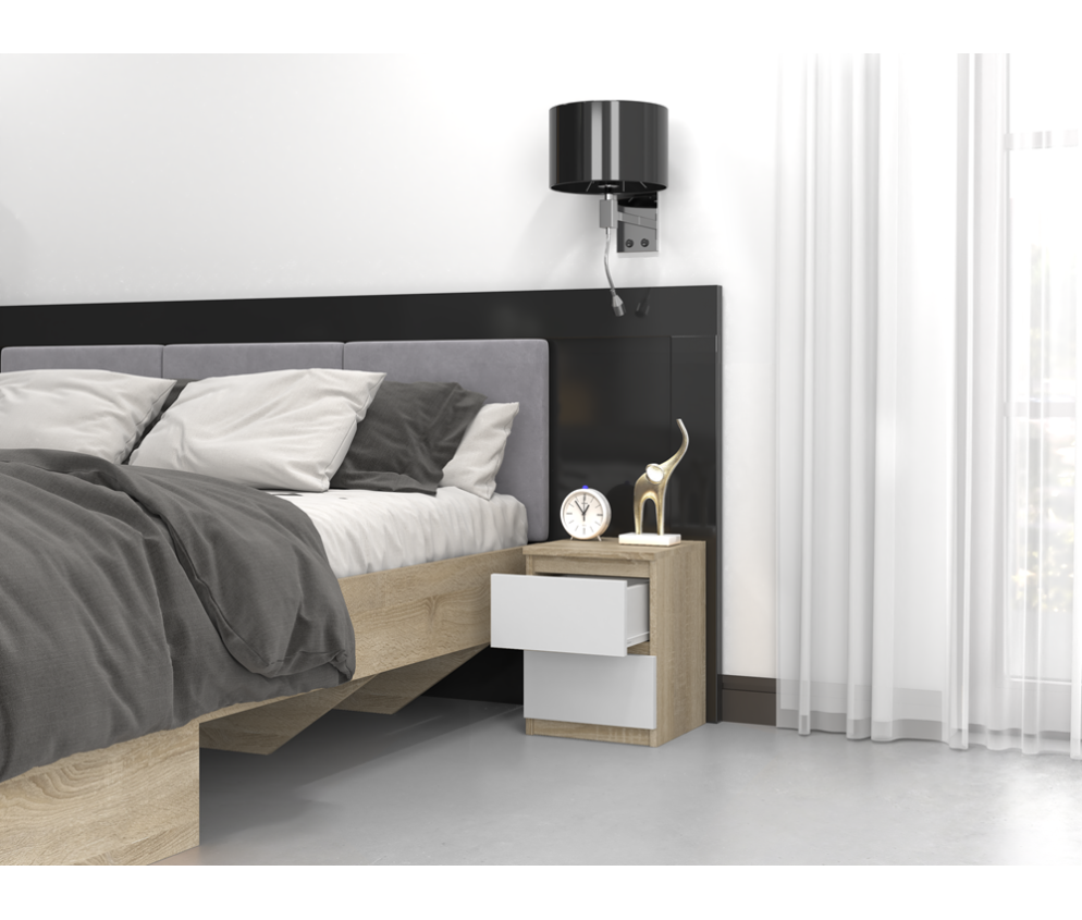 Szafka nocna Malwa M2 BIAŁY SONOMA