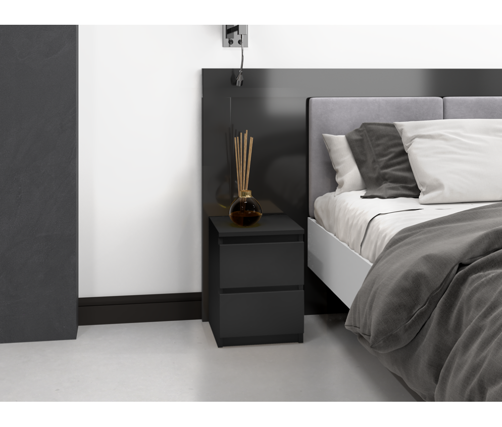 Szafka nocna Malwa M2 CZARNY