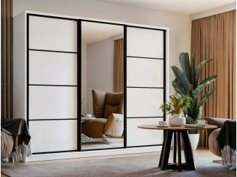 Szafa Przesuwna Mia 250 Biały Mat