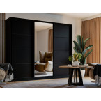 Szafa Przesuwna Mia 250 Czarny Mat