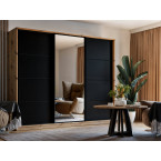 Szafa Przesuwna Mia 270 Artisan + Czarny