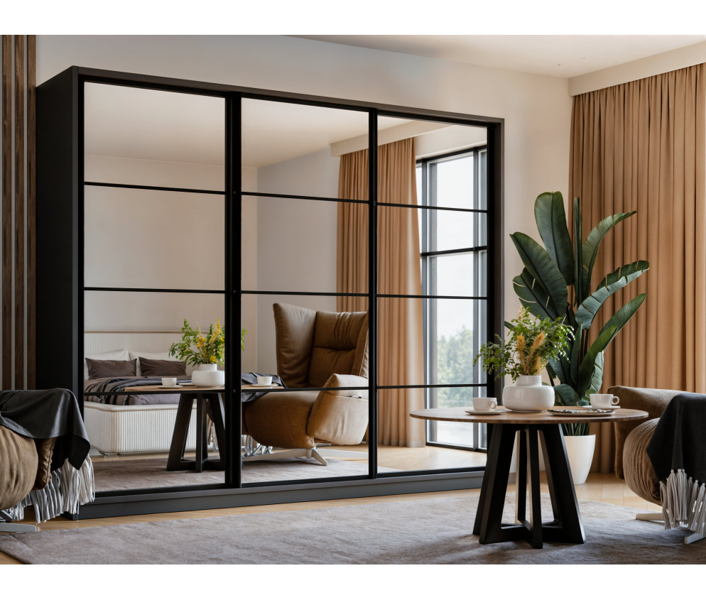 Szafa Przesuwna Diana 270 Grafit