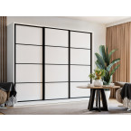 Szafa Przesuwna Matt 250 Biały Mat