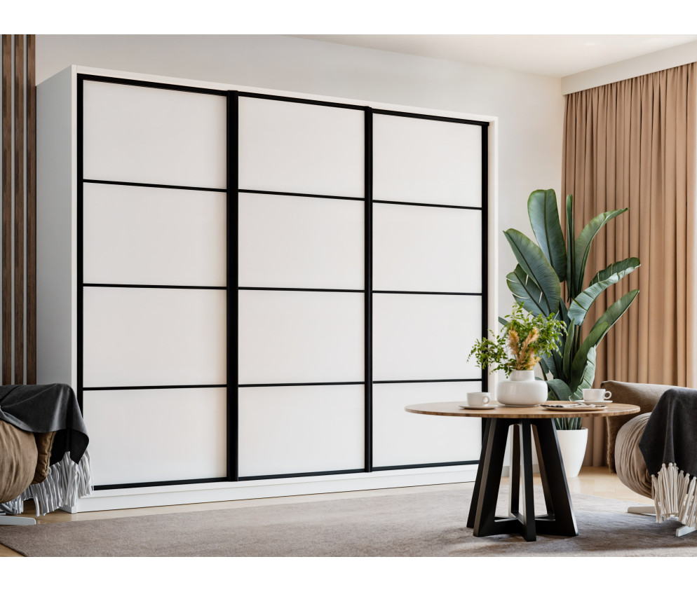 Szafa Przesuwna Matt 270 Biały Mat