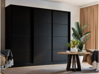 Szafa Przesuwna Matt 270 Czarny Mat