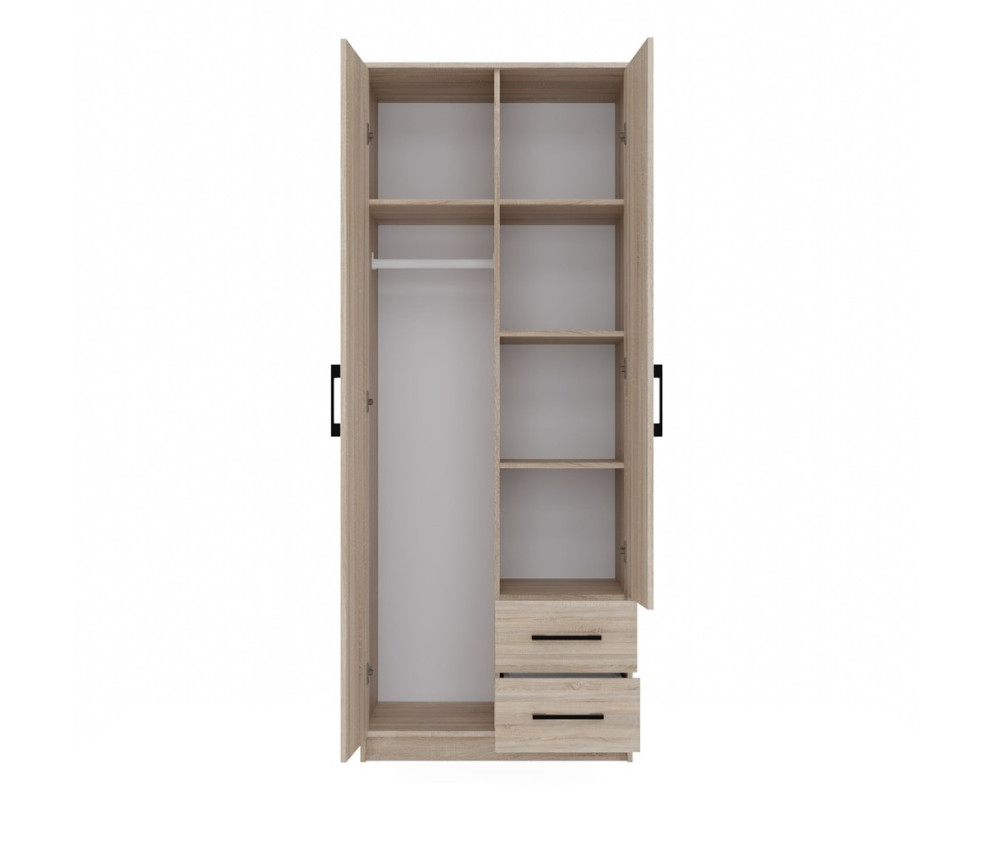 Szafa Romana 80 LUSTRO DĄB SONOMA