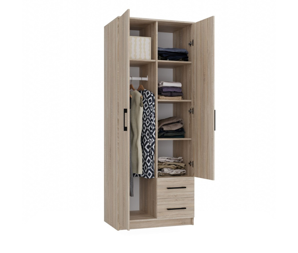 Szafa Romana 80 LUSTRO DĄB SONOMA