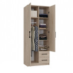 Szafa Romana 80 LUSTRO DĄB SONOMA