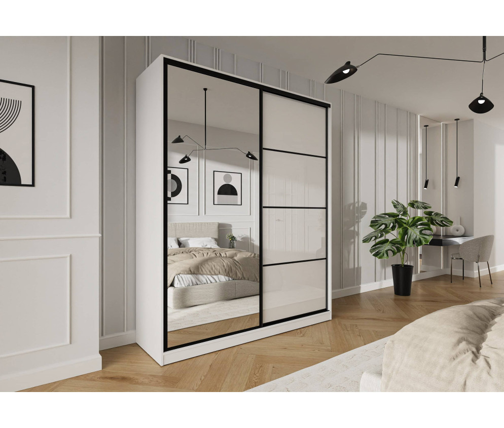 Szafa przesuwna Trend 6 200 Połysk