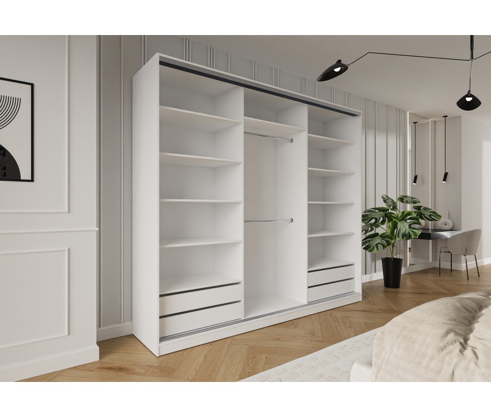 Szafa przesuwna Trend 8 250 Połysk