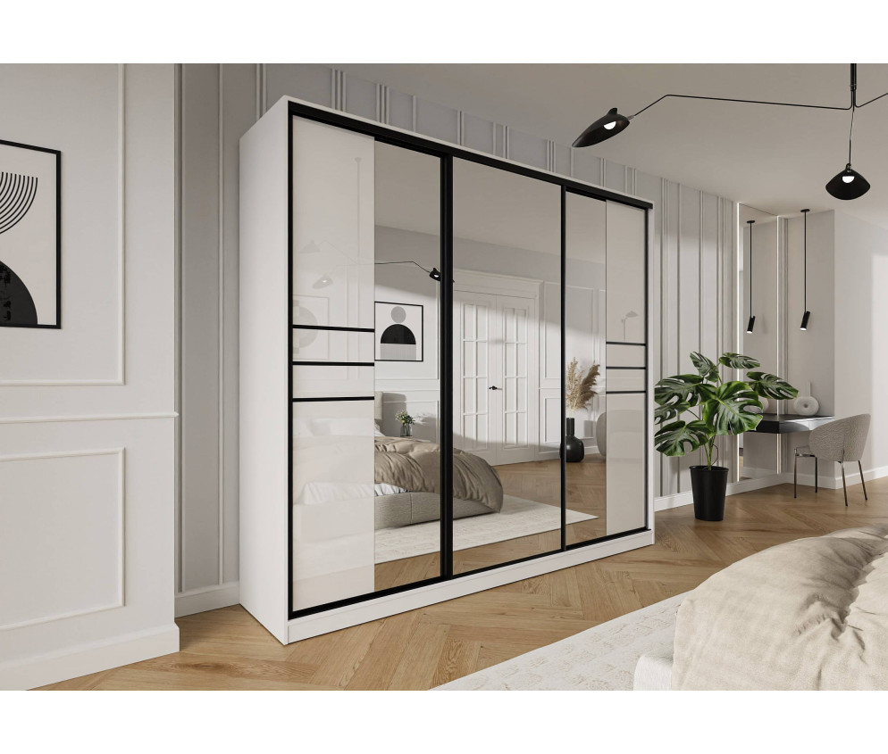 Szafa przesuwna Trend 8 250 Połysk