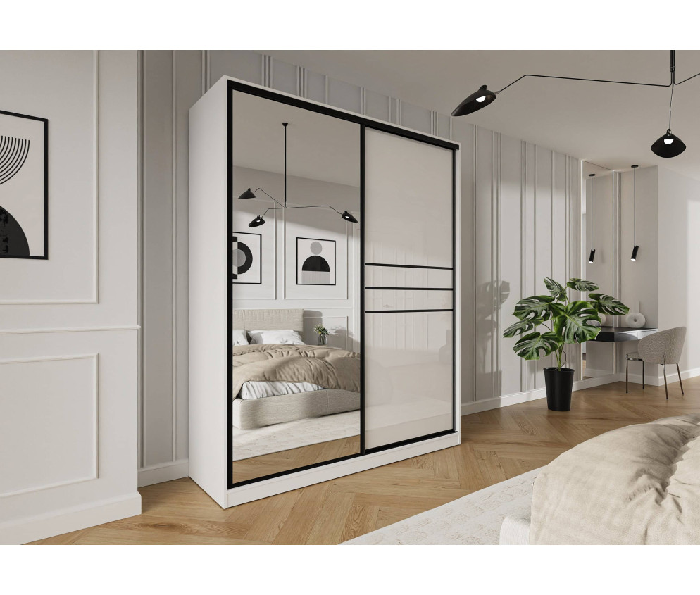 Szafa przesuwna Trend 9 200 Połysk