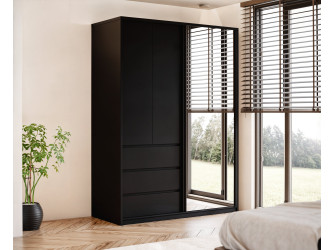 Szafa uchylno-przesuwna Pola 150 z lustrem