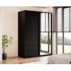 Szafa uchylno-przesuwna Pola 150 z lustrem