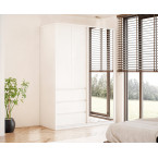 Szafa uchylno-przesuwna Pola 150 z lustrem