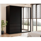 Szafa uchylno-przesuwna Pola 200 z lustrem