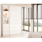 Szafa uchylno-przesuwna Pola 200 z lustrem