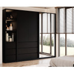 Szafa uchylno-przesuwna Pola 200 z lustrem