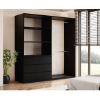 Szafa uchylno-przesuwna Pola 200 z lustrem