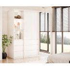 Szafa uchylno-przesuwna Pola 180 z lustrem