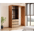 Szafa uchylno-przesuwna Pola 180 z lustrem