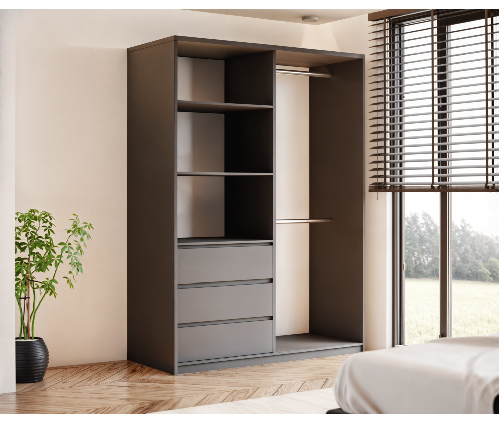 Szafa uchylno-przesuwna Pola 120 bez lustra