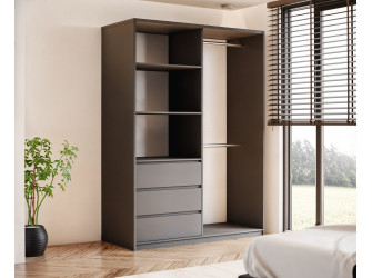 Szafa uchylno-przesuwna Pola 150 bez lustra