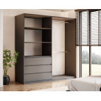 Szafa uchylno-przesuwna Pola 200 bez lustra