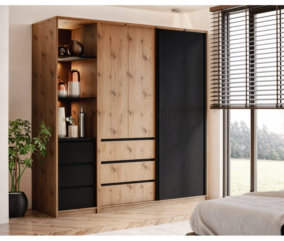 Szafa uchylno-przesuwna Pola 120 bez lustra