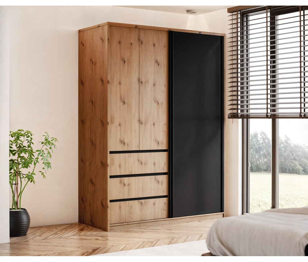 Szafa uchylno-przesuwna Pola 120 bez lustra