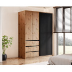 Szafa uchylno-przesuwna Pola 150 bez lustra