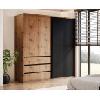 Szafa uchylno-przesuwna Pola 200 bez lustra