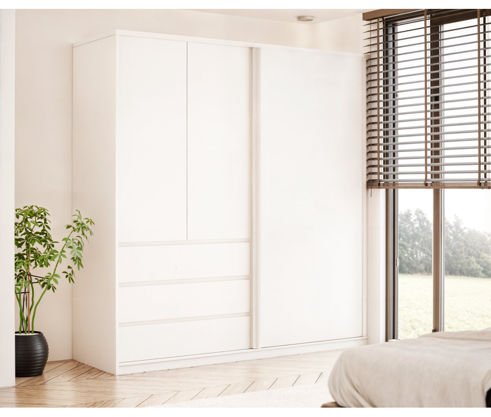 Szafa uchylno-przesuwna Pola 200 bez lustra