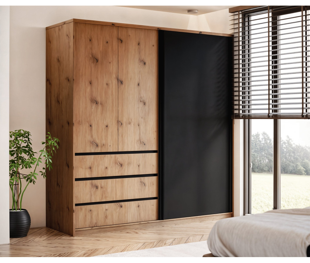 Szafa uchylno-przesuwna Pola 180 bez lustra