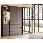 Szafa uchylno-przesuwna Pola 200 z lustrem