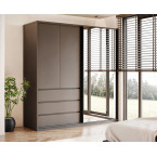 Szafa uchylno-przesuwna Pola 200 z lustrem