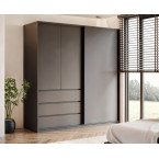 Szafa uchylno-przesuwna Pola 200 bez lustra