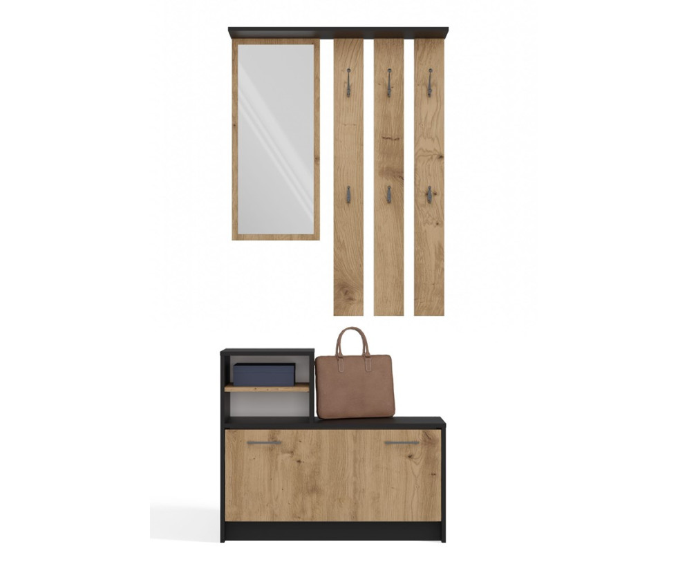 Garderoba Vera VERA ANTRACYT ARTISAN