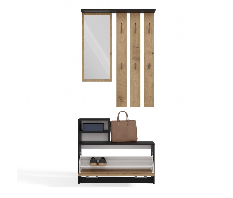 Garderoba Vera VERA ANTRACYT ARTISAN