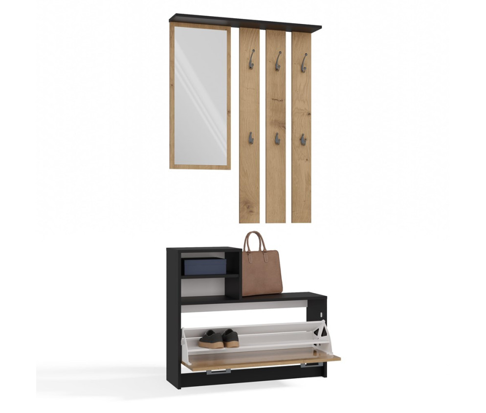 Garderoba Vera VERA ANTRACYT ARTISAN