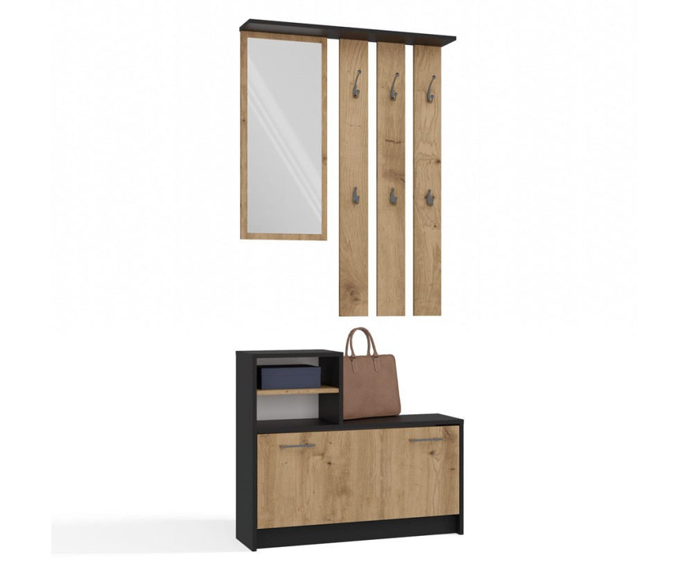 Garderoba Vera VERA ANTRACYT ARTISAN