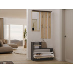 Garderoba Vera VERA ANTRACYT ARTISAN