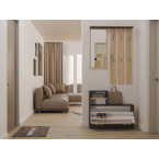 Garderoba Vera VERA ANTRACYT ARTISAN