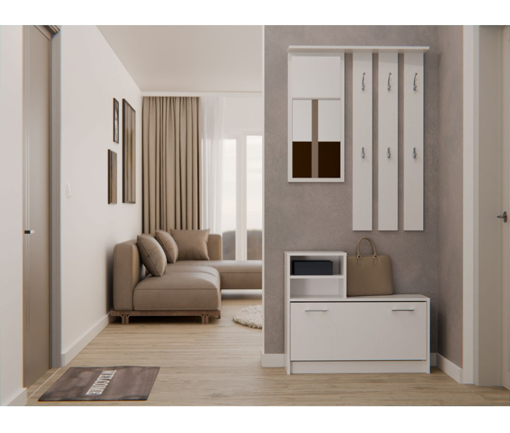 Garderoba Vera VERA BIAŁY