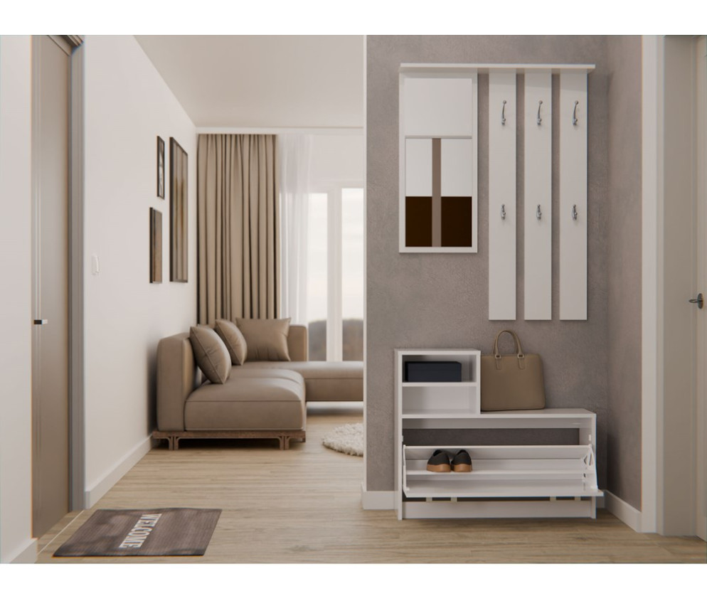 Garderoba Vera VERA BIAŁY