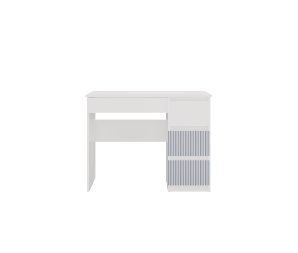 Biurko Mijas PRAWE ARTESO BLUE NIEBIESKI