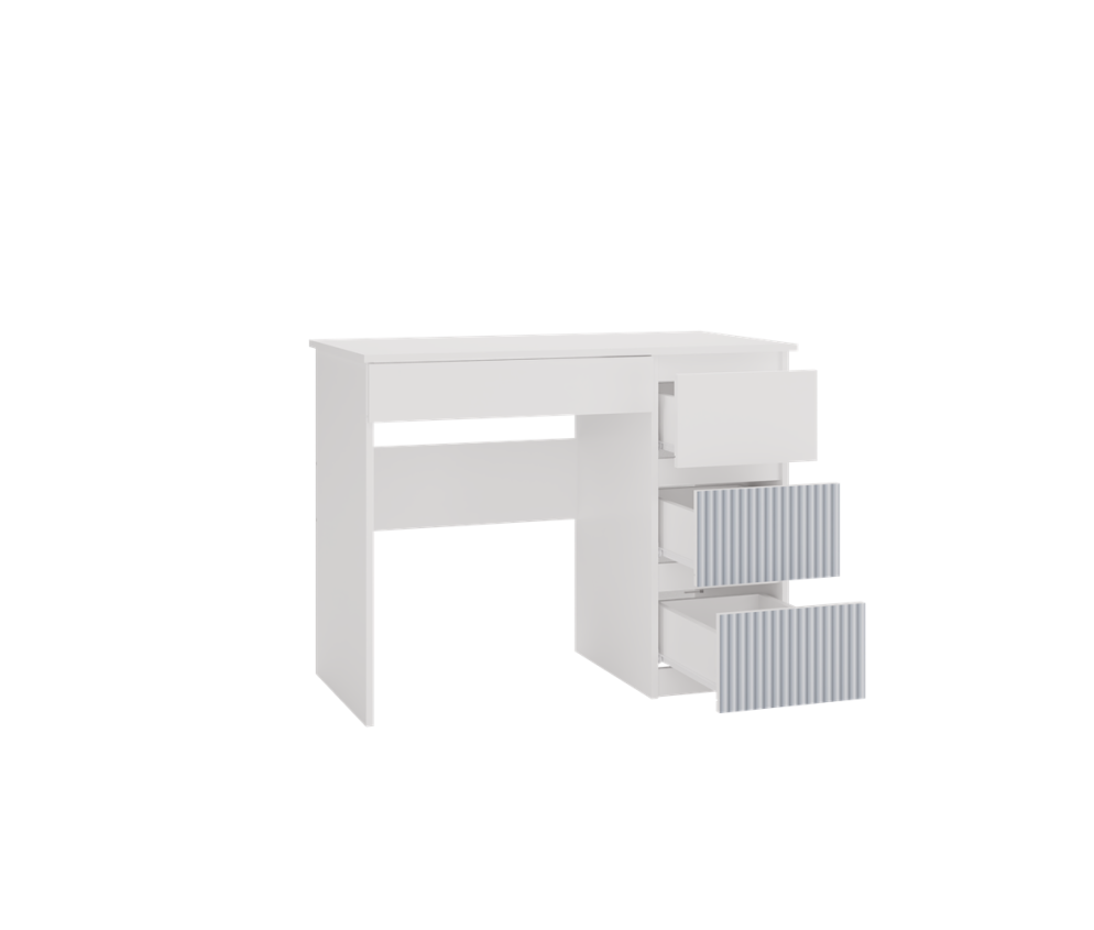 Biurko Mijas PRAWE ARTESO BLUE NIEBIESKI